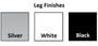 48"W x 0-3/4"D x 25"H - Elements Laminate Metal Side Panel for U-Leg Bases (MOSPLTLEGFMEPP48)