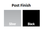 36"H - Post for Borders Panels / Fabric and Glazed Black (MOSPBP36)