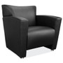 MOS9681BLK, 9681BLK,Tribeca Lounge Chair Black Bonded Leather