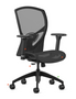 Theory 2170 High-Back Mesh Chair w/Pivot - Slide Arms (MOS2170ADJBLK)