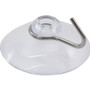 Advantus Metal Hook Suction Cup - for Glass, Tile, Metal, Kitchen, Classroom, Office - Metal - - 25 (AVT91031)