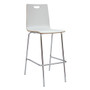 Bleeker Street Bistro Stacking Stool - 19.25"W x 22.25"D x 44.25"H (MOSST198WHT)