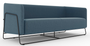 Hanno Sofa - 27"H x 69.5"W x 65"W x 27"D (FRIFS81N03NAVY)