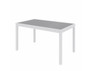 Eveleen Rectangle Table  / White Frame Grey Top - 32"W x 55"D x 29"H (KFIT3255WHGY)