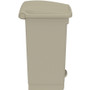 Safco Plastic Step-on Waste Receptacle - 12 gal Capacity - Foot Pedal, Lightweight, Easy to Clean - (SAF9925TN)