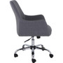 Midcentury Modern Guest Chair  Gray  1 Each (MOS68549)