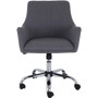 Midcentury Modern Guest Chair  Gray  1 Each (MOS68549)