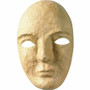 Creativity Street Paper Mache Masks - Decoration - 8"Height x 6"Width x 3"Depth - 12 / Set - - (PAC419012)