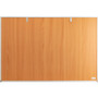 Aluminum Frame Dry-erase Board - 48" (4 ft) Width x 36" (3 ft) Height - White Melamine - - - (MOS19771)