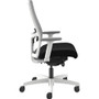 HON Ignition Mid-back Task Chair - Black Seat - Fog Mesh Back - Designer White Frame - Mid Back - 1 (HONI2Y2AHFC10DW)