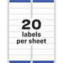Avery Easy Peel Return Address Labels - 1" Width x 4" Length - Permanent Adhesive - Rectangle (AVE5661)