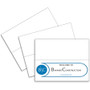 C-Line Scored Name Tent Cardstock for Laser/Inkjet Printers - Large Size, White, 8-1/2 x 11, 50/BX, (CLI87517)