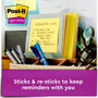 Post-it Super Sticky Lined Dispenser Notes - 450 - 4" x 4" - Square - 90 Sheets per Pad - - - (MMMR440YSS)