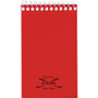 Rediform Wirebound Memo Notebooks - 60 Sheets - Wire Bound - 3" x 5" - White Paper - Assorted Cover (RED31120)
