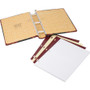 Wilson Jones Minute Book - 500 Sheet(s) - Letter - 8.50" x 11" Sheet Size - Black, Red, Gold Cover (WLJ39715)