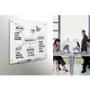 Quartet Prestige Embossed Bulletin Board - 48" Height x 72" Width - Black Foam Surface - - Silver - (QRTB347A)