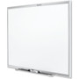 Quartet Classic Whiteboard - 48" (4 ft) Width x 36" (3 ft) Height - White Melamine Surface - Silver (QRTS534)