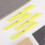 Integra Pen Style Fluorescent Highlighters - Chisel Marker Point Style - Yellow - 1 Dozen (ITA36181)