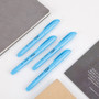 Integra Pen Style Fluorescent Highlighters - Chisel Marker Point Style - Fluorescent Blue - 1 Dozen (ITA36184)