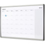Quartet Arc Cubicle Whiteboard Calendar - 18" Height x 30" Width - White Natural Cork Surface - - - (QRTARCCP3018)