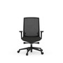 Tally Series  High Back Executive Mesh Back Black frame, Grey Fabric Seat - 20"W x 23"D x 43.25"H (MOS28312BLKST6802BBK20M5)