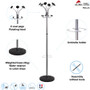 Alba Classic Coat Stand - 6 Hooks - 6 Pegs - for Garment, Clothes - Stainless Steel - 1 Each (ABAPMCLAS)