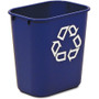 Rubbermaid Commercial 13 QT Standard Deskside Recycling Wastebasket - 3.25 gal Capacity - - Durable (RCP295573BE)
