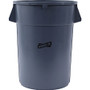 Genuine Joe 44-gallon Heavy-duty Trash Container - 44 gal Capacity - Heavy Duty, Handle - 24" x x - (GJO11581CT)