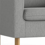 HON Parkwyn Lounge Sofa - Material: Fabric - Finish: Gray (HONVP3LSOFAGRY)