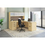 Classic Executive L-Shaped Workstation Office Suite with Hutch and Optional Drawers