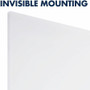 Quartet InvisaMount Vertical Glass Dry-Erase Board - 42x72 - 72" (6 ft) Width x 42" (3.5 ft) Height (QRTQ014274IMW)