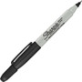 Sharpie Brush Twin Permanent Markers - Fine, Broad, Ultra Fine Marker Point - Black - 12 / Dozen (SAN2151734)