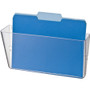 Officemate Mountable Wall File - 7" Height x 13" Width x 4.1" Depth - Clear - Plastic - 4 / Carton (OIC21434CT)