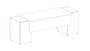 Rectangular Desk with Drawers (MOSCAQSPLAN07)