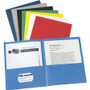 Avery Letter Pocket Folder - 8 1/2" x 11" - 40 Sheet Capacity - 2 Internal Pocket(s) - Paper - (AVE47989)