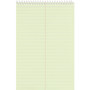 Business Source Steno Notebook - 60 Sheets - Coilock - Gregg Ruled Margin - 6" x 9" - Green Tint - (BSN90650)