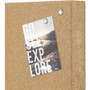 U Brands Cork Canvas Bulletin Board - 35" X 23" , Natural Cork Surface - Self-healing, Durable, - 1 (UBR2875U0001)