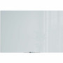 U Brands Floating Glass Dry Erase Board - 47" (3.9 ft) Width x 70" (5.8 ft) Height - Frosted White (UBR2780U0001)