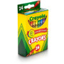 Crayola Regular-Size Crayons - 3.6" Length - 0.3" Diameter - Assorted - 24 / Box (CYO523024)