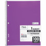 Mead One-subject Spiral Notebook - 100 Sheets - Spiral - College Ruled - 8" x 10 1/2"8" x 10.5" - - (MEA06622BD)