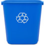 Genuine Joe 28-1/2 Quart Recycle Wastebasket - 7.13 gal Capacity - Rectangular - 15" Height x 14.5" (GJO57257CT)