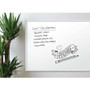 U Brands Melamine Dry Erase Board - 47" (3.9 ft) Width x 70" (5.8 ft) Height - White Melamine - - - (UBR033U0001)
