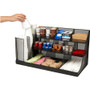 Mind Reader 14-Compartment Coffee/Condiment Organizer - 14 Compartment(s) - 3 Tier(s) - 12.8" x 24" (EMSCMG2MESH)