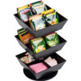Mind Reader Anchor 12-Compartment Tea Carousel - 12 Compartment(s) - 3 Tier(s) - 11.5" Height x x - (EMSTEASWIV3T)