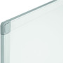 Bi-silque Ayda Steel Dry Erase Board - 48" (4 ft) Width x 36" (3 ft) Height - White Steel Surface - (BVCMA05759214)