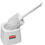 Rubbermaid Commercial Toilet Bowl Brush Holder - Vertical - Plastic - 24 / Carton - White (RCP631100CT)