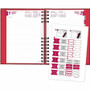 Brownline CoilPro Daily Hard Cover Planner - Daily - January 2024 - December 2024 - 1 Day Single - (REDCB389CRED)