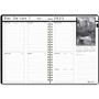 House of Doolittle Black on White Weekly Planner - Julian Dates - Weekly - 12 Month - January 2024 (HOD217102)