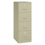 Metal 4 Drawer Legal File Cabinet with Lock 25″D - 18″W x 25″D x 52″H (MOSWSVF4LG25)