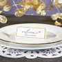 Avery Place Cards With Gold Border 1-7/16" x 3-3/4" , 65 lbs. 150 Cards - 97 Brightness - 3 x (AVE35701)